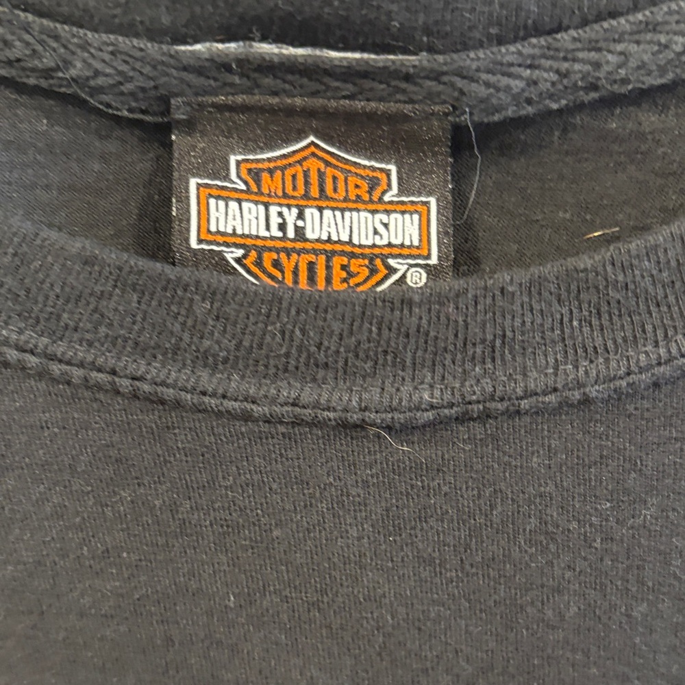Harley-Davidson Boston Black Short Sleeve Tee Size XL - Picture 2 of 3